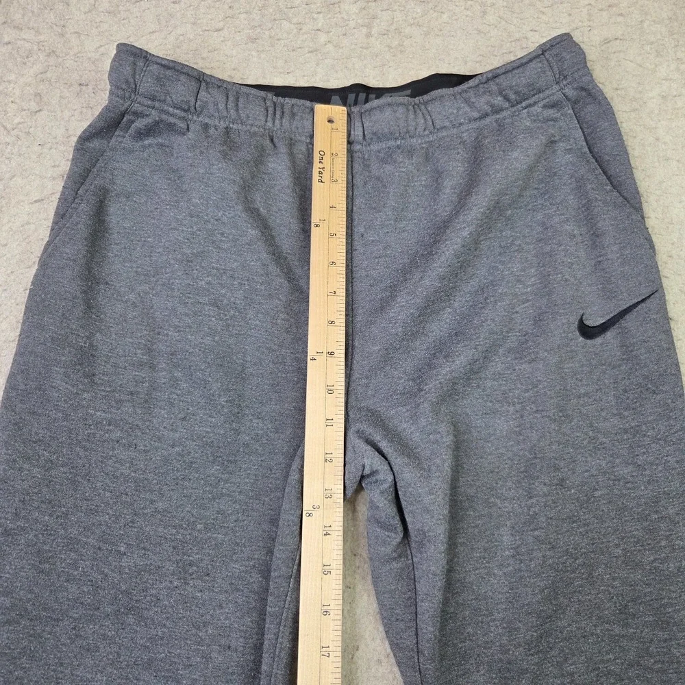 Nike Pants Mens L Gray Dri-Fit Fleece Tapered Joggers Sweatpants 860369-071